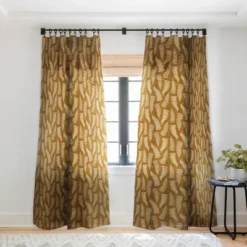 Avenie Countryside Garden Ferns Single Panel Sheer Window Curtain - Society6 -Luxury Bath Up Store GUEST 0286439a 4bc5 4616 a60d c6bfb97bb13e