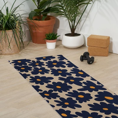 Miho Mini Floral Garden 2 (6mm) 70" X 24" Yoga Mat - Society6 4 Miho Mini Floral Garden 2 (6mm) 70" X 24" Yoga Mat - Society6 - Image 2
