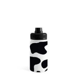 MariaMariaCreative Mooooo Black And White Water Bottle - Society6