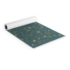 The Optimist I Can See The Change Flora (6mm) 24" X 70" Yoga Mat - Society6