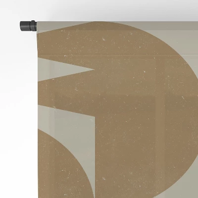 Alisa Galitsyna Woodblock Pattern Single Panel Sheer Window Curtain - Society 6 4 Alisa Galitsyna Woodblock Pattern Single Panel Sheer Window Curtain - Society 6 - Image 3