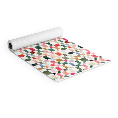 Ninola Design Watercolor Checker Yuletide (6mm) 70" X 24" Yoga Mat - Society6 3 Ninola Design Watercolor Checker Yuletide (6mm) 70" X 24" Yoga Mat - Society6