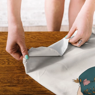 The Optimist Moon Gazing 60" X 80" Tapestry - Society6 4 The Optimist Moon Gazing 60" X 80" Tapestry - Society6 - Image 2