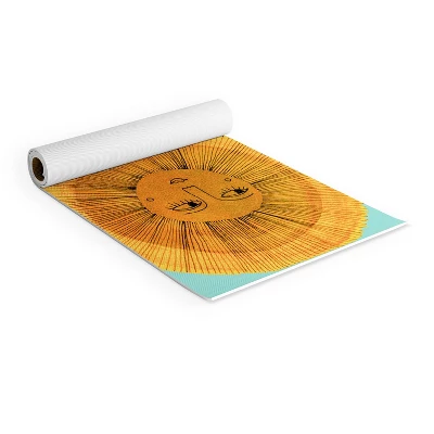 Sewzinski Sun Drawing Gold And Blue (6mm) 24" X 70" Yoga Mat - Society6 3 Sewzinski Sun Drawing Gold And Blue (6mm) 24" X 70" Yoga Mat - Society6
