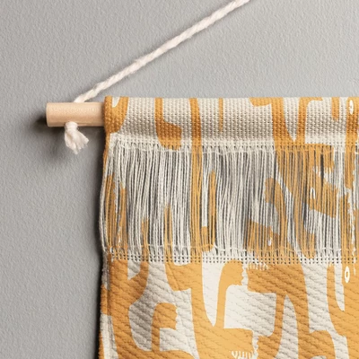 MSRYSTUDIO Croc Fun Sun Bath Fiber Wall Hanging - Society6 4 MSRYSTUDIO Croc Fun Sun Bath Fiber Wall Hanging - Society6 - Image 2