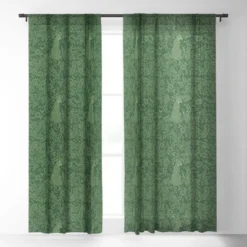 Avenie Cheetah Spring Collection IX Single Panel Sheer Window Curtain - Society6