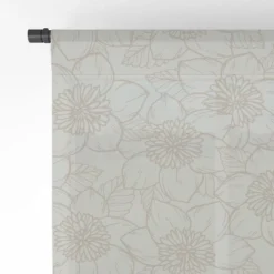 Avenie Spring Garden Collection VI 50" X 84" Single Panel Sheer Window Curtain - Society6 -Luxury Bath Up Store GUEST 2f59d5df d52c 454d bba7 6a4595057e9f