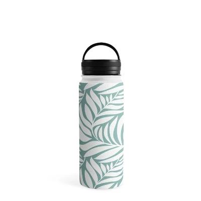Heather Dutton Flowing Leaves Seafoam Water Bottle - Society6 7 Heather Dutton Flowing Leaves Seafoam Water Bottle - Society6 - Image 6