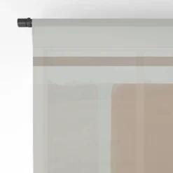 BohomadicStudio Geometric Shapes In Creme And Soft Pink Single Panel Sheer Window Curtain - Society 6 -Luxury Bath Up Store GUEST 3dcf795f 88dc 4b9b a9a9 5c054c6fc78a