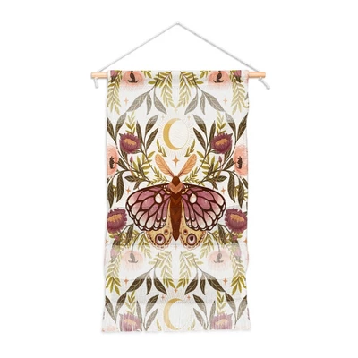 Avenie Countryside Garden Moth Fiber Wall Hanging - Society6 5 Avenie Countryside Garden Moth Fiber Wall Hanging - Society6 - Image 3