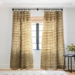 Avenie Cottage Garden IX Single Panel Sheer Window Curtain - Society6 -Luxury Bath Up Store GUEST 4921c4ca cd13 4f6a 8491 3b6e4f506f69