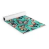 Heather Dutton Mariposa Boho Butterflies Aqua (6mm) 70" X 24" Yoga Mat - Society6 -Luxury Bath Up Store GUEST 4940f0ed fcbb 4b5c abe3 6c2ad5823868