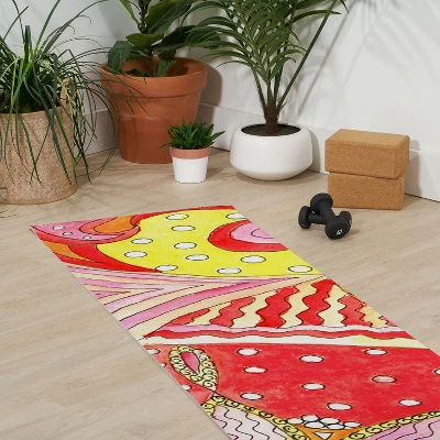 Rosie Brown Swirls (6mm) 70" X 24" Yoga Mat - Society6 4 Rosie Brown Swirls (6mm) 70" X 24" Yoga Mat - Society6 - Image 2