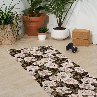 Avenie A Realm Of Roses Dark Academia (6mm) 70" X 24" Yoga Mat - Society6 4 Avenie A Realm Of Roses Dark Academia (6mm) 70" X 24" Yoga Mat - Society6 - Image 2