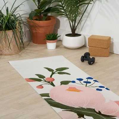 Showmemars Delicate Florals No2 (6mm) 24" X 70" Yoga Mat - Society6 4 Showmemars Delicate Florals No2 (6mm) 24" X 70" Yoga Mat - Society6 - Image 2