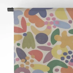 Alisa Galitsyna Bright Abstract Pattern 1 Single Panel Sheer Window Curtain - Society6 -Luxury Bath Up Store GUEST 5dec4081 0433 4b39 9eb4 b42ed470fb28