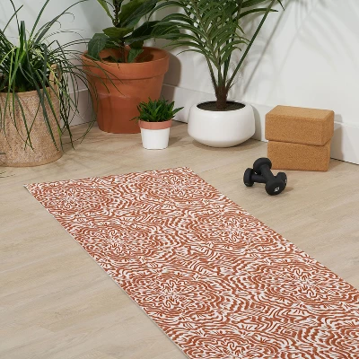 Marta Barragan Camarasa Terracotta Strokes Pattern (6mm) 70" X 24" Yoga Mat - Society6 4 Marta Barragan Camarasa Terracotta Strokes Pattern (6mm) 70" X 24" Yoga Mat - Society6 - Image 2