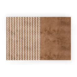 Sheila Wenzel-Ganny Two Toned Tan Texture Looped Vinyl Welcome Mat - Society6 -Luxury Bath Up Store GUEST 602fca61 ed29 4431 af44 e3a3586ee2a2