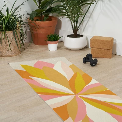 Sunshinecanteen Dahlia Bloom (6mm) 24" X 70" Yoga Mat - Society6 4 Sunshinecanteen Dahlia Bloom (6mm) 24" X 70" Yoga Mat - Society6 - Image 2