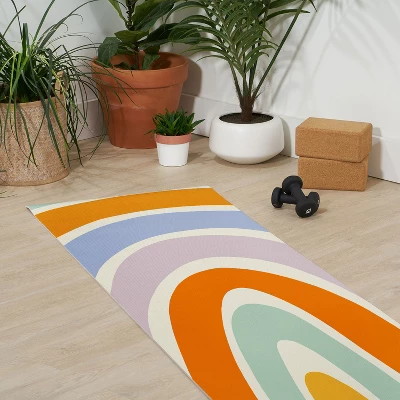 Lane And Lucia Mod Rainbow (6mm) 70" X 24"Yoga Mat - Society6 4 Lane And Lucia Mod Rainbow (6mm) 70" X 24"Yoga Mat - Society6 - Image 2