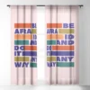 Showmemars BE AFRAID AND DO IT ANYWAY Single Panel Sheer Window Curtain - Society 6 1 Showmemars BE AFRAID AND DO IT ANYWAY Single Panel Sheer Window Curtain - Society 6 -Luxury Bath Up Store GUEST 70f9b6bc 7910 4beb 9847 d0d4fd7f00b0