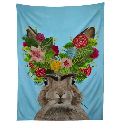 Coco De Paris Frida Kahlo Rabbit Tapestry - Society6 5 Coco De Paris Frida Kahlo Rabbit Tapestry - Society6 - Image 3