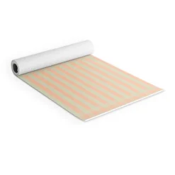 Mirimo Peach And Pistache Gingham (6mm) 70" X 24" Yoga Mat - Society6