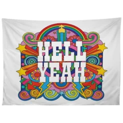 Pilgrim Hodgson Hell Yeah Tapestry - Society6 -Luxury Bath Up Store GUEST 7b403fb2 a2c4 408f 9cc6 064bd037e0d3