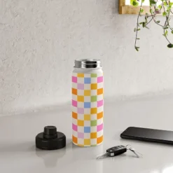 Iveta Abolina Eclectic Checker Check Cream Water Bottle - Society6 10 Iveta Abolina Eclectic Checker Check Cream Water Bottle - Society6 -Luxury Bath Up Store GUEST 80a70c34 08c4 4cde b0d3 95645b439fd5