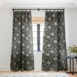 Avenie Cottage Garden VIII Single Panel Sheer Window Curtain - Society6 -Luxury Bath Up Store GUEST 82690f5e 772b 4515 96d5 837fba83f977