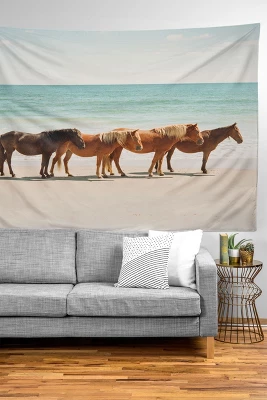 Kevin Russ Summer Beach Horses Tapestry - Society6 3 Kevin Russ Summer Beach Horses Tapestry - Society6