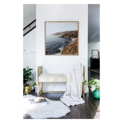Garrett Lockh The Waves Framed Wall Art Blue - Society6 3 Garrett Lockh The Waves Framed Wall Art Blue - Society6
