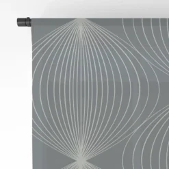 Color Poems Geometric Orb Pattern IX 50" X 64" Single Panel Sheer Window Curtain - Society6 -Luxury Bath Up Store GUEST 8ad2f59f 7df1 4714 b3fa 7eb22cd9c3b2