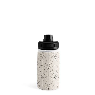 Colour Poems Gisela Geometric Line Pattern I Water Bottle - Society6 3 Colour Poems Gisela Geometric Line Pattern I Water Bottle - Society6