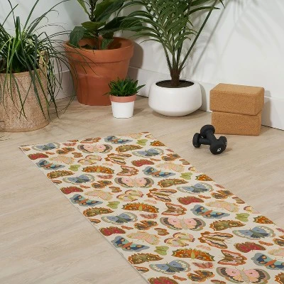 Sewzinski Magic Moths (6mm) 70" X 24" Yoga Mat - Society6 4 Sewzinski Magic Moths (6mm) 70" X 24" Yoga Mat - Society6 - Image 2