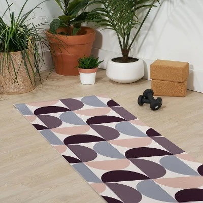 Colour Poems Patterned Geometric Shapes CCI (6mm) 70" X 24" Yoga Mat - Society6 4 Colour Poems Patterned Geometric Shapes CCI (6mm) 70" X 24" Yoga Mat - Society6 - Image 2