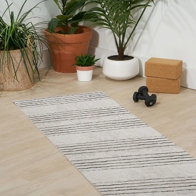 Holli Zollinger LINEN STRIPE RUSTIC (6mm) 70" X 24" Yoga Mat - Society6 4 Holli Zollinger LINEN STRIPE RUSTIC (6mm) 70" X 24" Yoga Mat - Society6 - Image 2