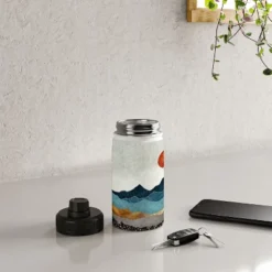 SpaceFrogDesigns Amber Dusk Water Bottle - Society6 -Luxury Bath Up Store GUEST acbe37b9 c351 44fc a199 4006295bbdbc