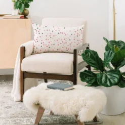 Little Arrow Design Co Hugs And Kisses XO Oblong Throw Pillow - Society6