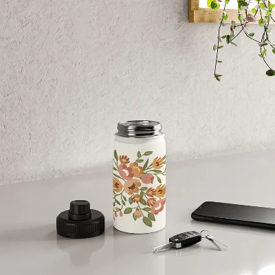 Lebrii Freya Flowers Water Bottle - Society6 5 Lebrii Freya Flowers Water Bottle - Society6 - Image 3