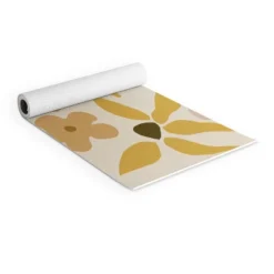 Urban Wild Studio Black Coffee Morning Tan (6mm) 24" X 70" Yoga Mat - Society6
