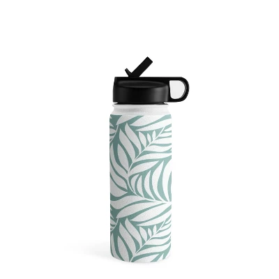 Heather Dutton Flowing Leaves Seafoam Water Bottle - Society6 6 Heather Dutton Flowing Leaves Seafoam Water Bottle - Society6 - Image 5