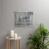 Alisa Galitsyna Dark Blue Grid Pattern Fiber Wall Art - Society6 -Luxury Bath Up Store GUEST cc4a7d90 2376 4a2f 8b21 53f3a2856a95