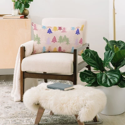 Showmemars Xmas Forrest Pattern Oblong Throw Pillow - Society6 3 Showmemars Xmas Forrest Pattern Oblong Throw Pillow - Society6