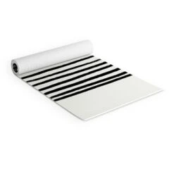 Bohomadic.Studio Minimal Series Black Striped Arch (6mm) 70" X 24" Yoga Mat - Society6
