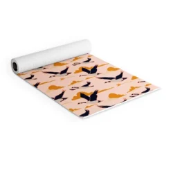 Nika GEESE FLIGHT TOGETHER (6mm) 70" X 24" Yoga Mat - Society6