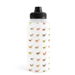 Dash And Ash Llama 32oz Water Bottle With Sport Lid - Society6