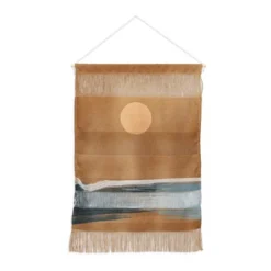 Lola Terracota Sunset With Minimal Shapes On Kraft Pater Fiber Wall Hanging - Society6 -Luxury Bath Up Store GUEST fce85e3c 6e8a 4108 9f9f ea32308186a5